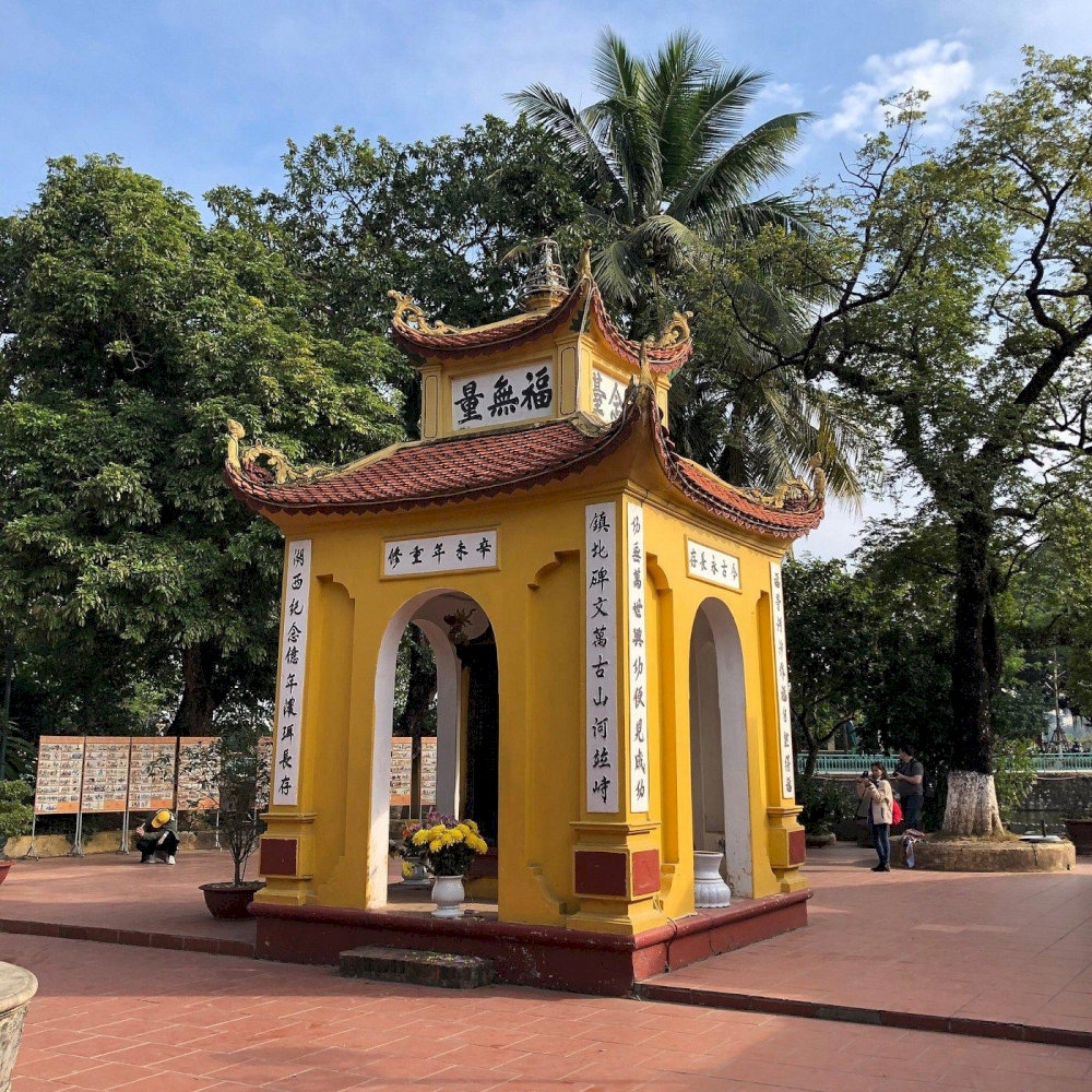 The Stele House at Tran Quoc Pagoda is a treasure trove of historical significance